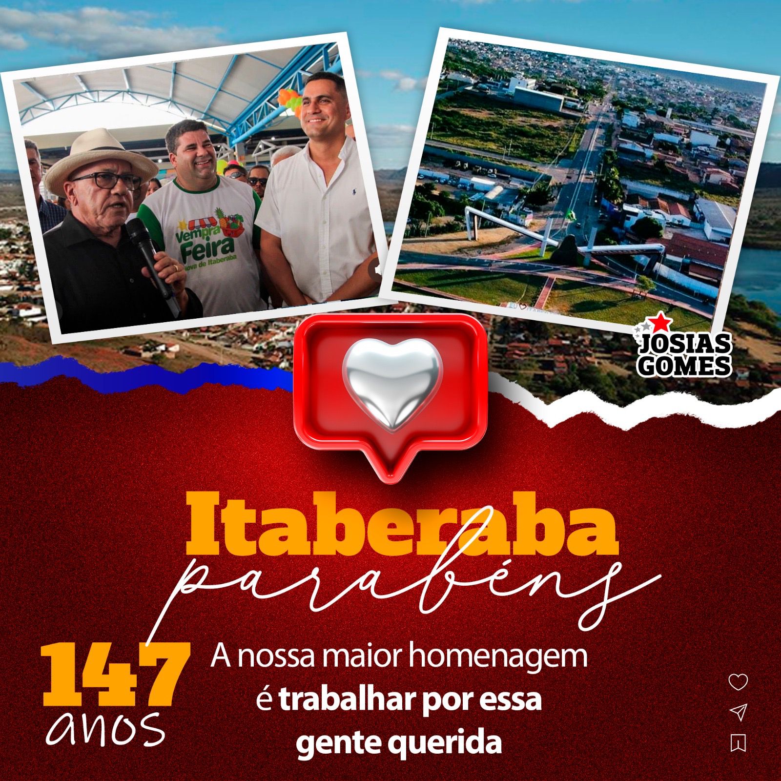 Parabéns, Itaberaba! São 147 Anos De Tradição Da Cidade A Qual Tenho O Orgulho De Ser Cidadão Itaberabense