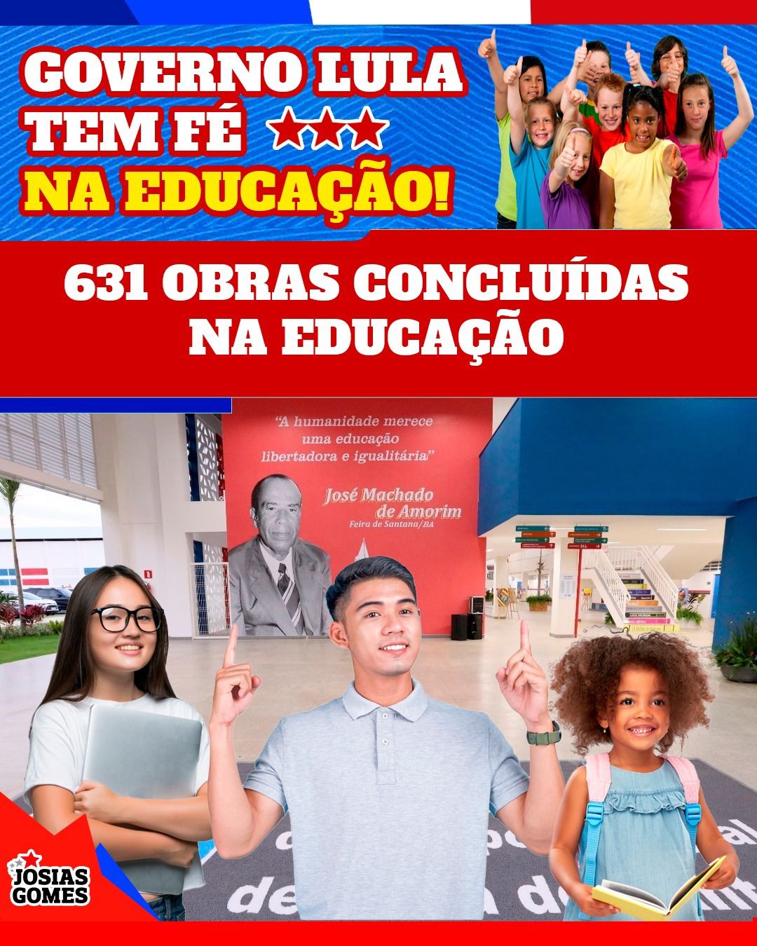 No Governo Lula, A Educação Tá No Rumo Certo!