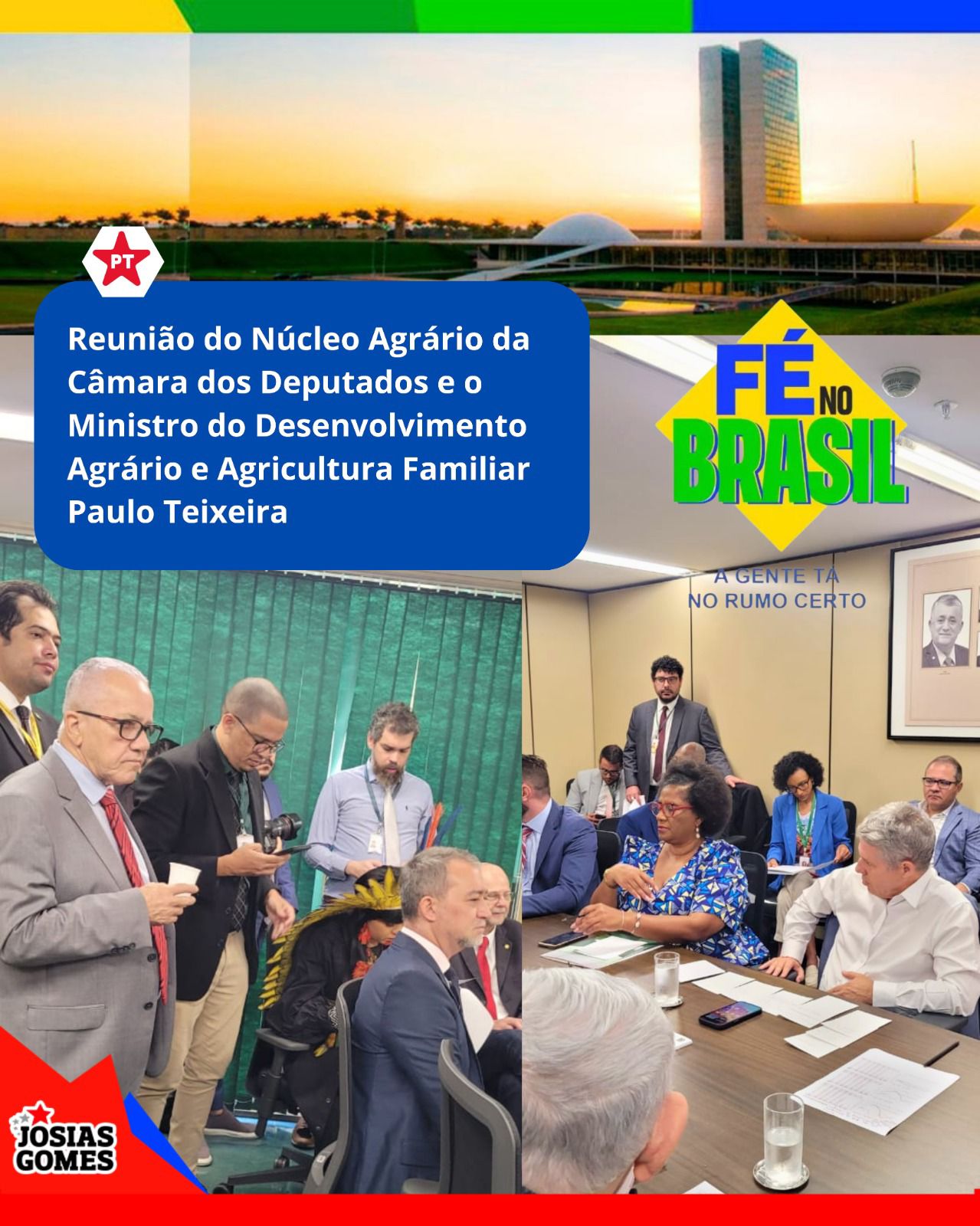 Ministro Do Desenvolvimento Agrário E Agricultura Familiar, Paulo Teixeira, Apresenta O Plano “prateleira De Terras” Que Visa Acelerar A Reforma Agrária No Brasil