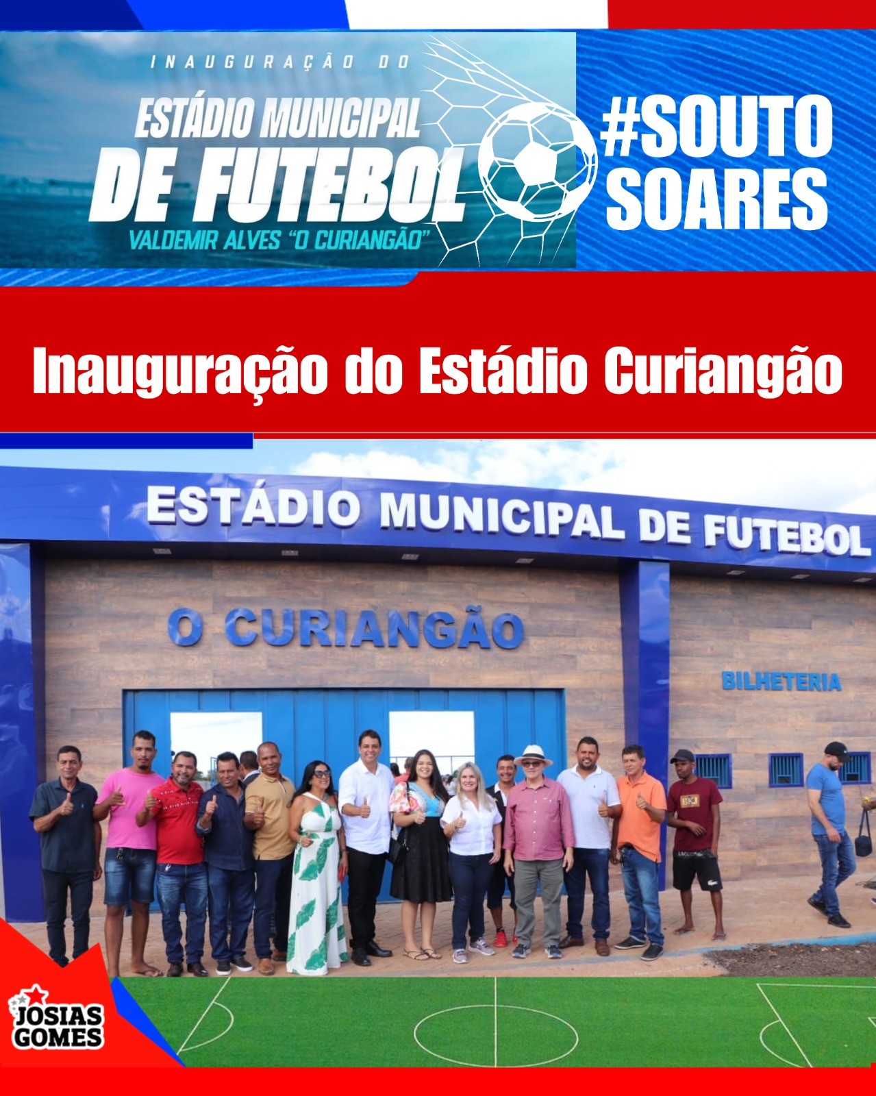 Inauguração Do Estádio Curiangão De Souto Soares Foi Emocionante! Gol De Placa Do Prefeito André