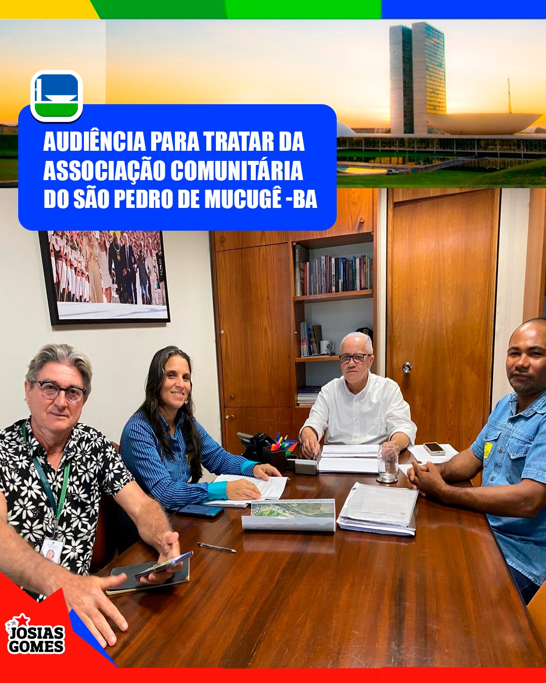 Reunião Com Representantes Da Associação Comunitária Do São Pedro De Mucugê –BA