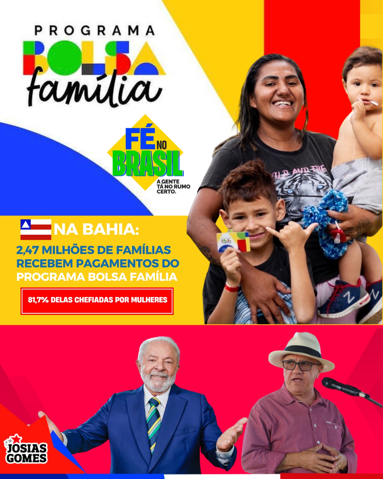 Governo Lula Melhorou O Bolsa Família E Mudou A Vida De Milhões De Pessoas Na Bahia E No Brasil