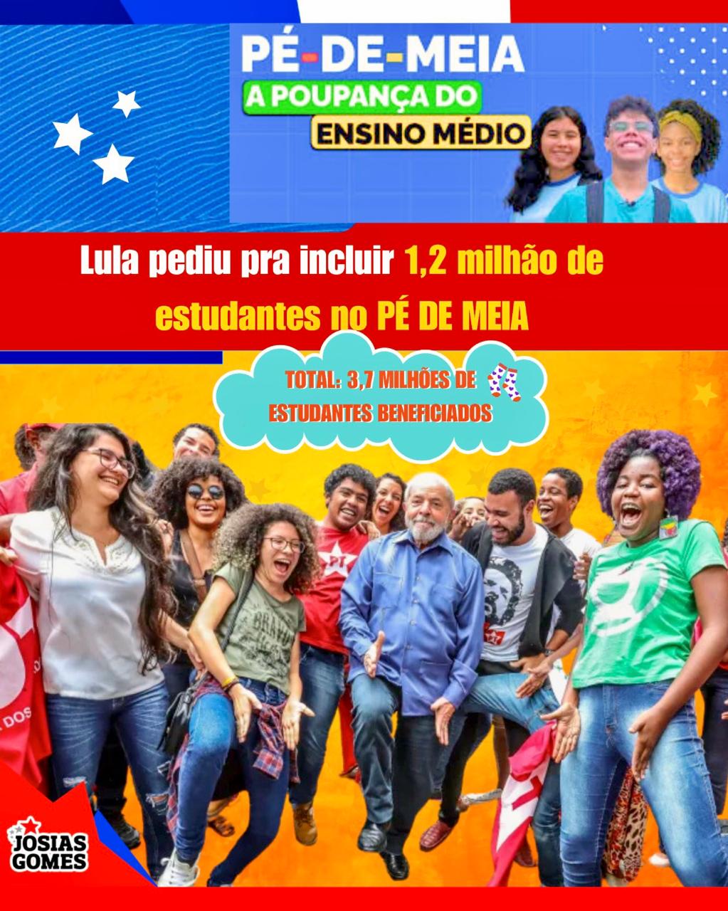 Lula Amplia O Número De Estudantes Beneficiários Do Pé De Meia!