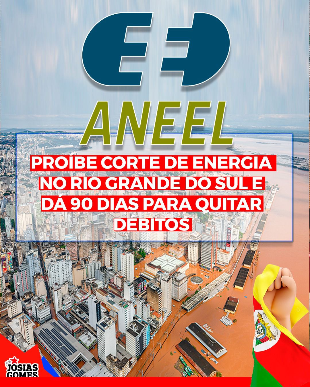 Aneel Determinou A Proibição De Cobrança De Juros, Multas E Corte De Fornecimento De Energia No RS