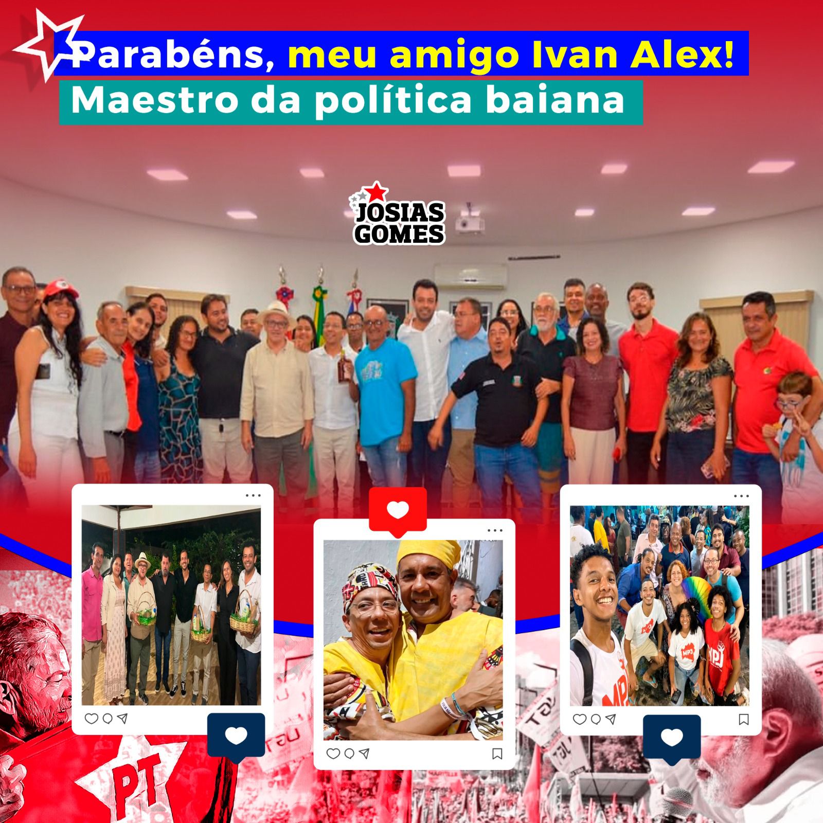 Parabéns, Companheiro Ivan Alex!