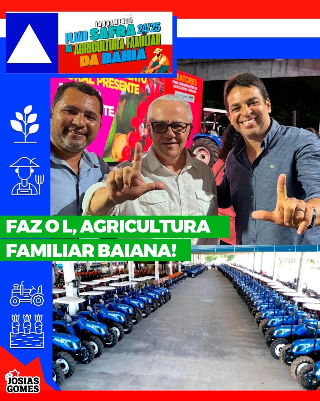 Lançamento Do Plano Safra Bahia 24/25! Meu Mandato Destinou Maquinários Agrícolas A Diversos Municípios Baianos