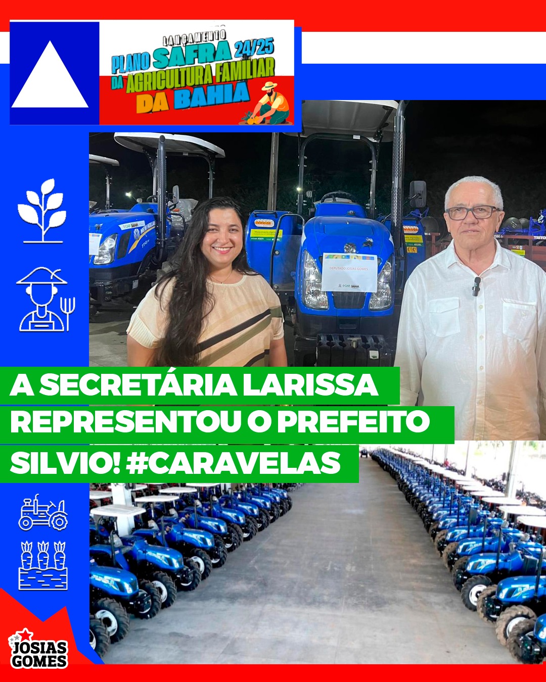 Destinei Um Trator E Implementos Agrícolas Para A Belíssima Caravelas! Bahia, Terra Da Agricultura Familiar