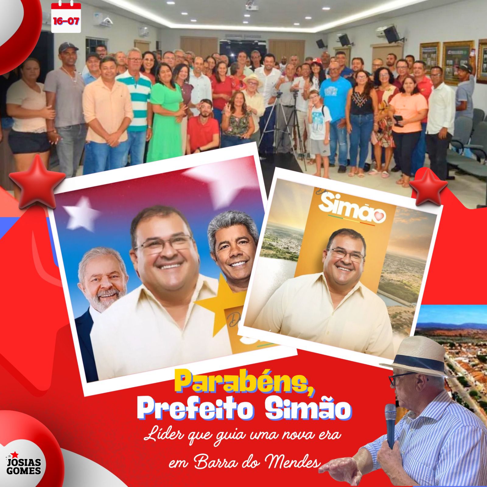 Parabéns, Prefeito Simão Franca!