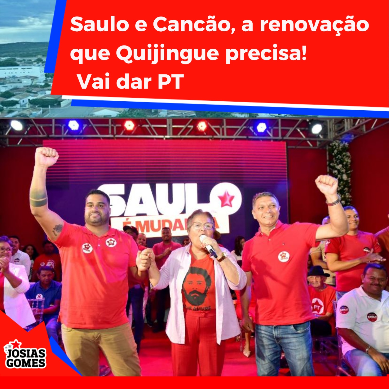 Saulo é A Renovação! É Do Time De Lula, Jerônimo, Fátima Nunes E Josias Gomes