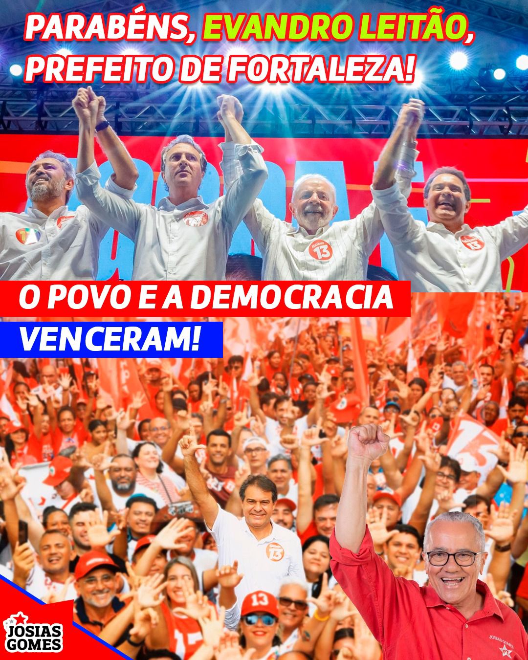 O Povo Da Cidade Da Luz Elegeu Evandro Leitão Prefeito De Fortaleza!