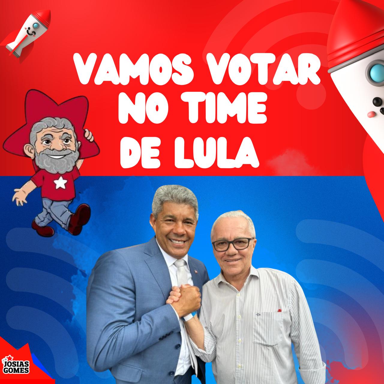 VOTE NO TIME DE LULA!