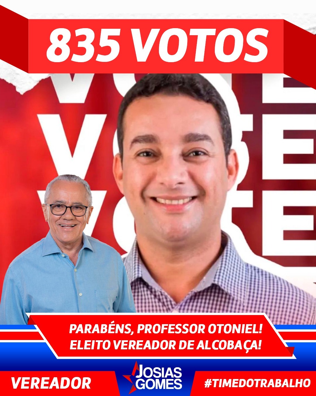 Parabéns, Professor Otoniel! Segundo Vereador Mais Votado De Alcobaça