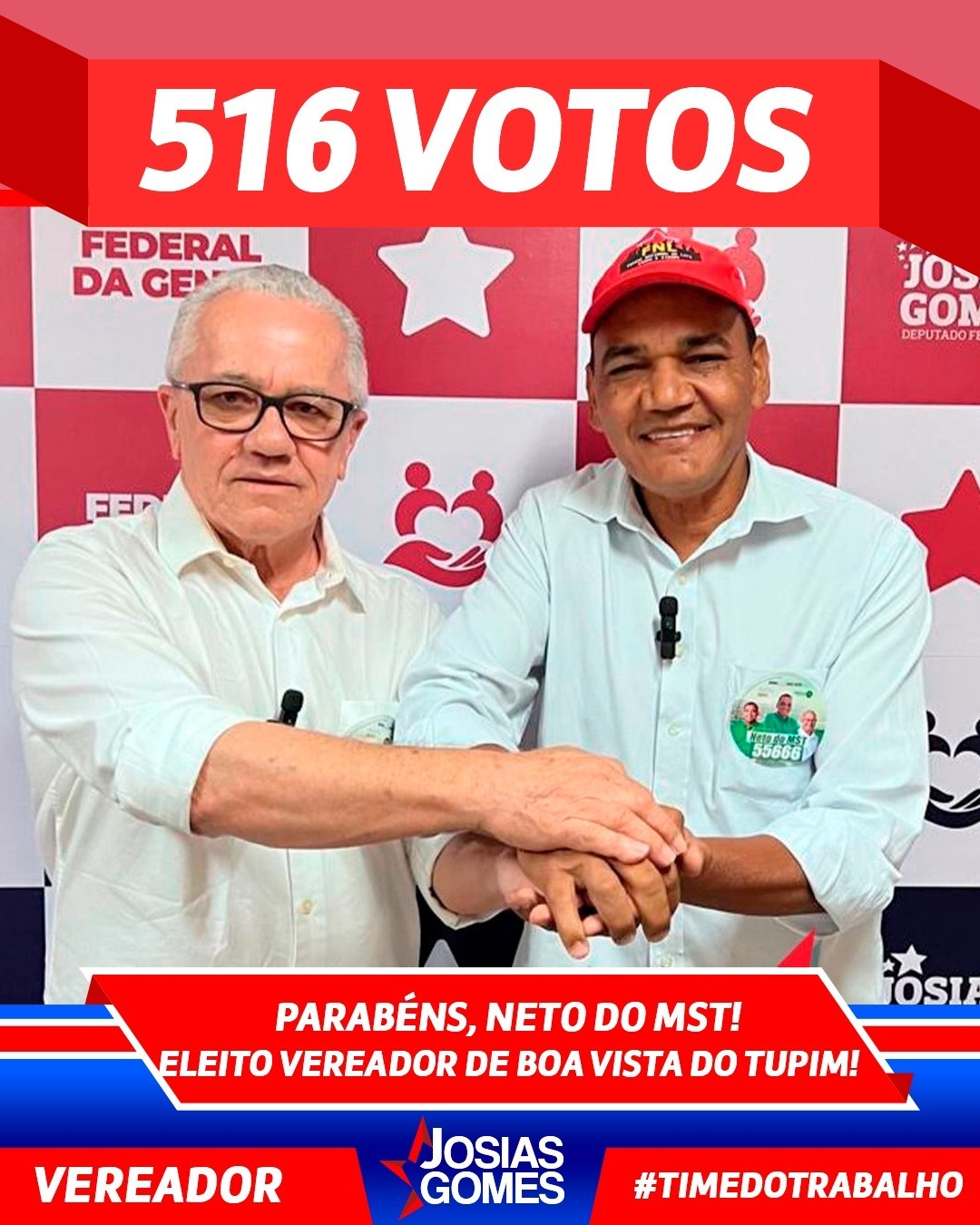 Vitória Da Classe Trabalhadora: Neto Do MST Foi Eleito Vereador Com 516 Votos!