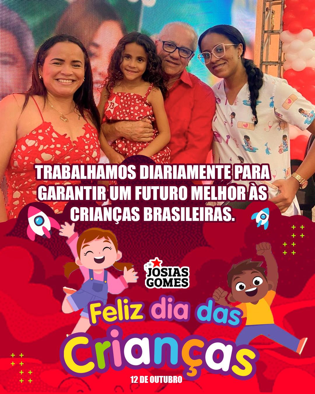 Feliz Dia Das Crianças! Lutamos Por Todas As Crianças Do Nosso País