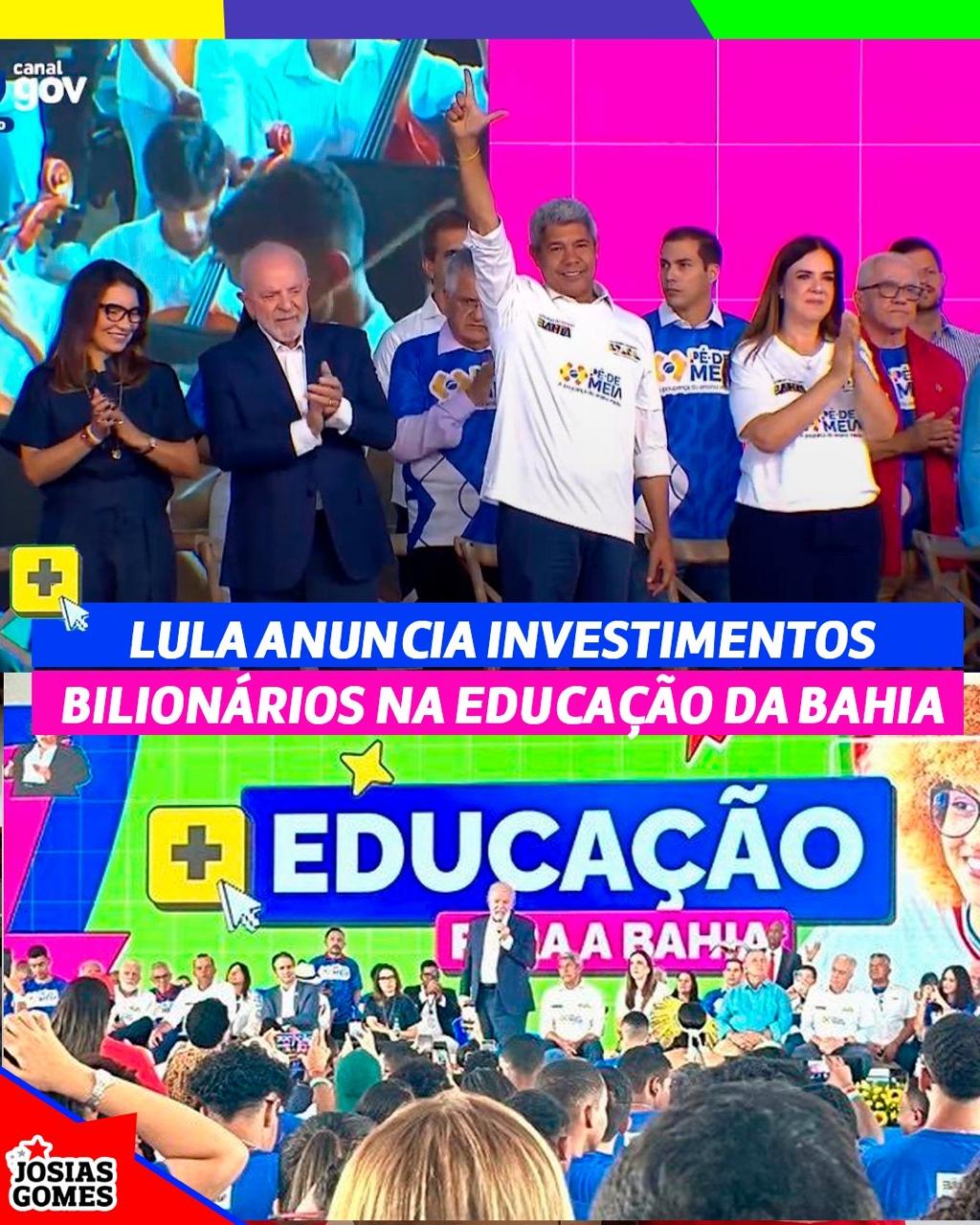 Presidente Lula Anuncia Uma Série De Investimentos Na Educação Da Bahia!