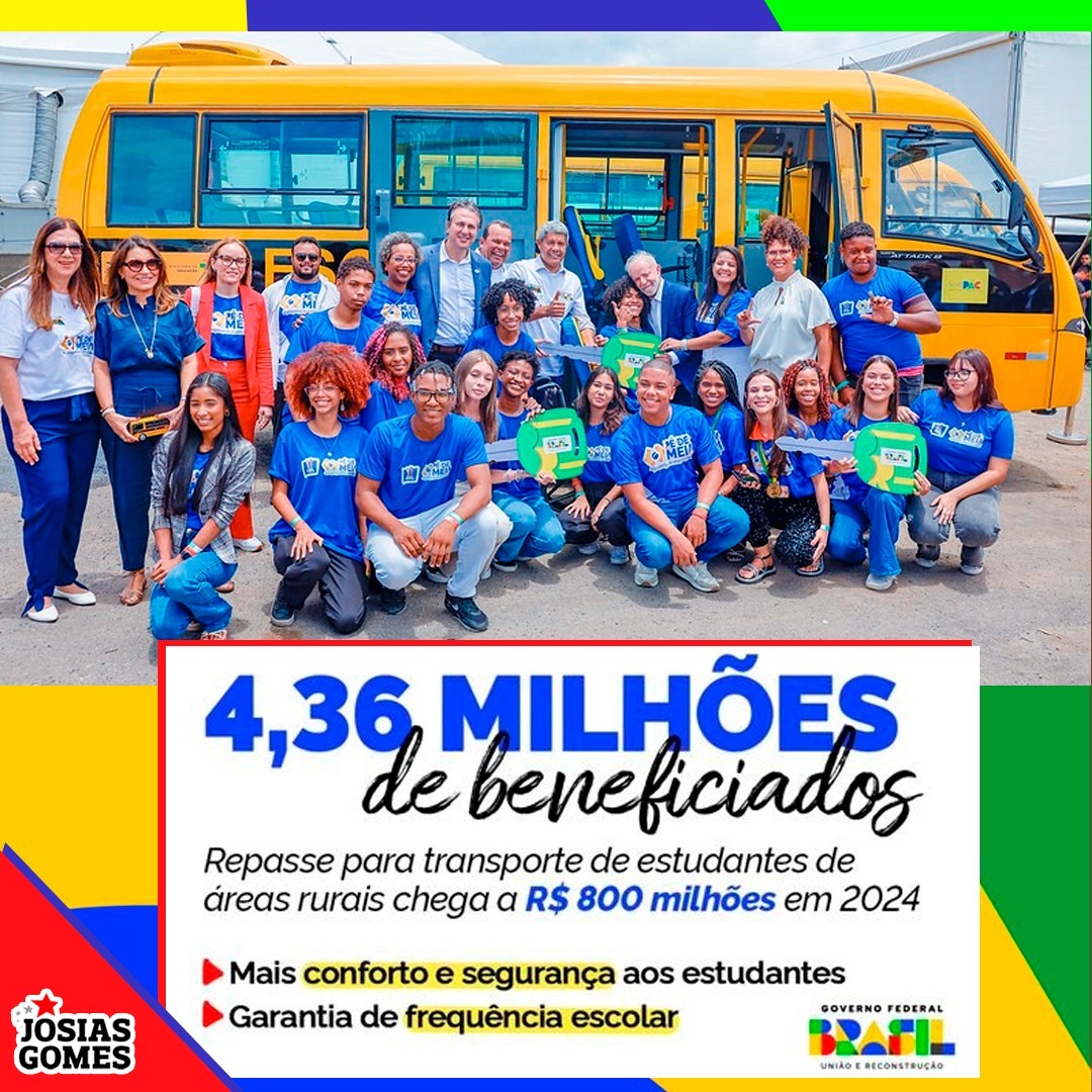 Governo Lula Realiza Investimento Milionário No Transporte Escolar