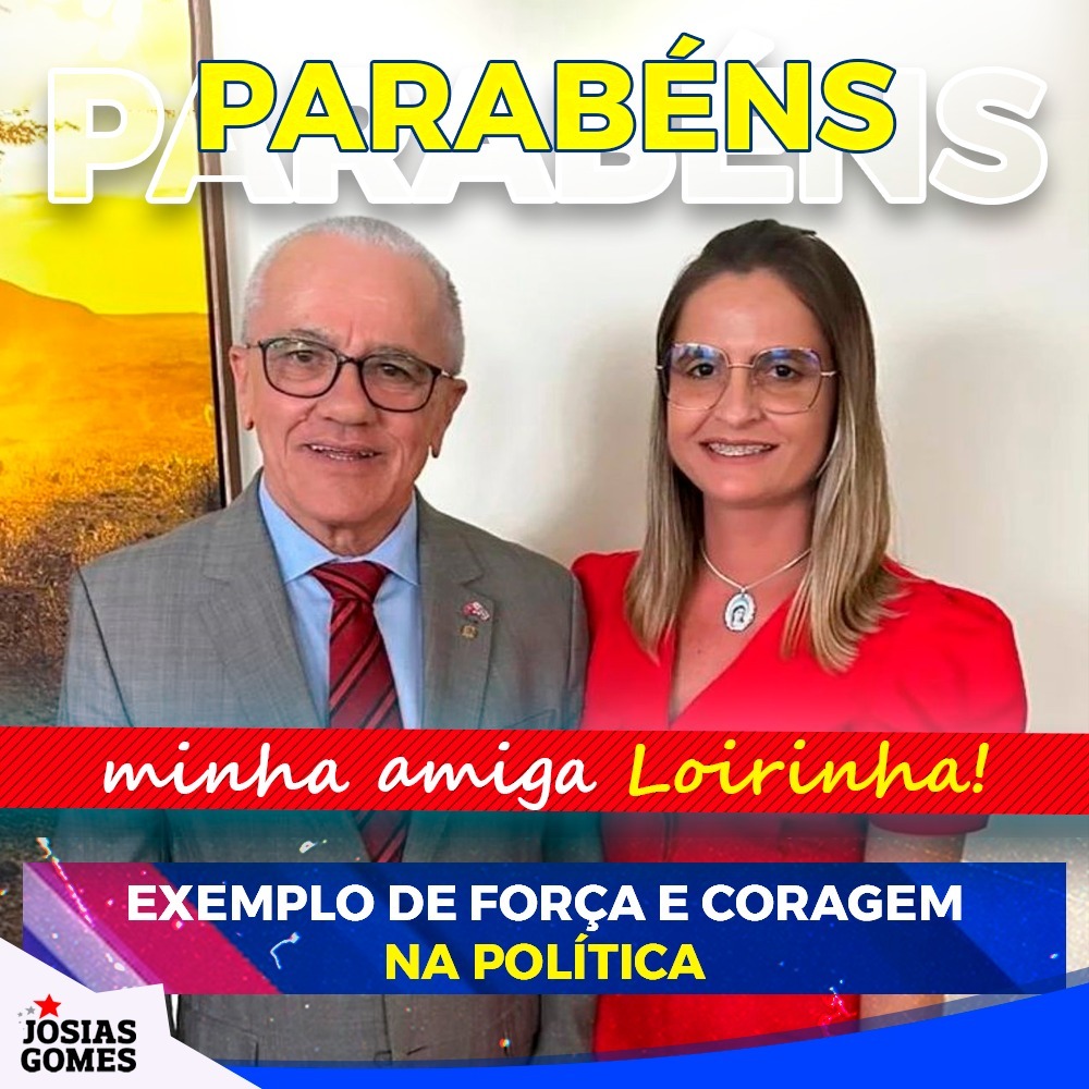 Parabéns, Loirinha!