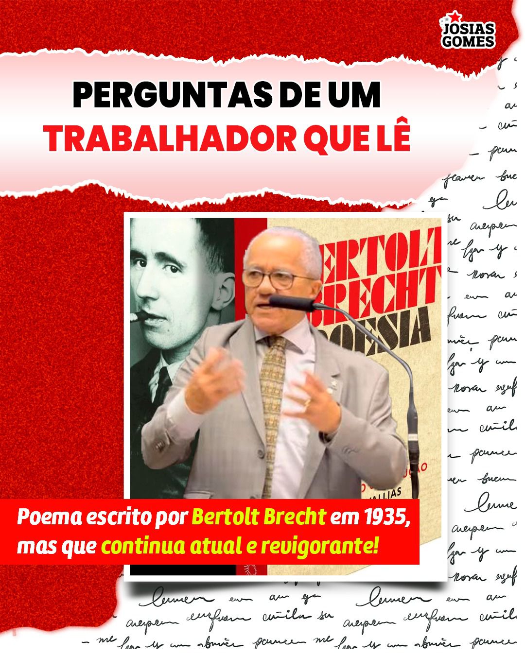 “Perguntas De Um Trabalhador Que Lê”. Bertolt Brecht (1935)