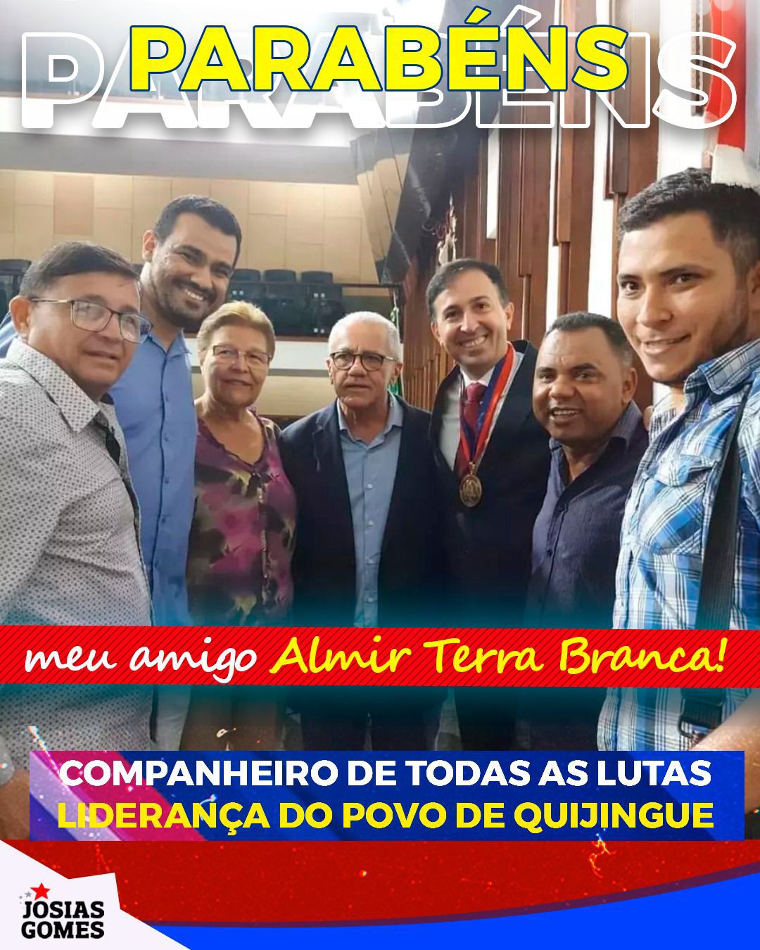 Parabéns, Almir Terra Branca!