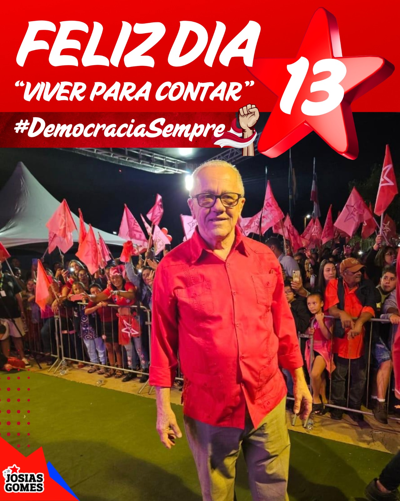 “Viver Para Contar”: Democracia Sempre!