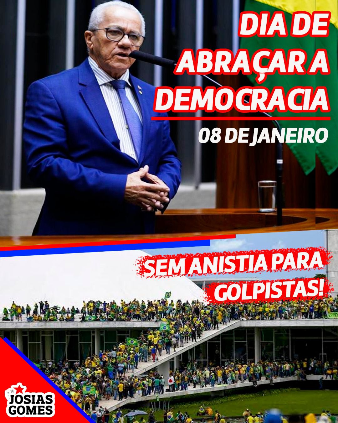 8 De Janeiro, Símbolo Permanente De Defesa Da Democracia!