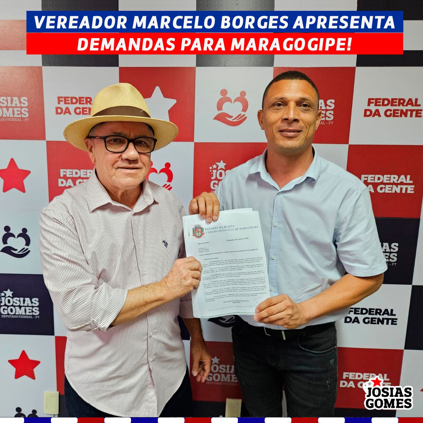 Vereador Marcelo Borges Apresenta  Demandas Para Maragogipe