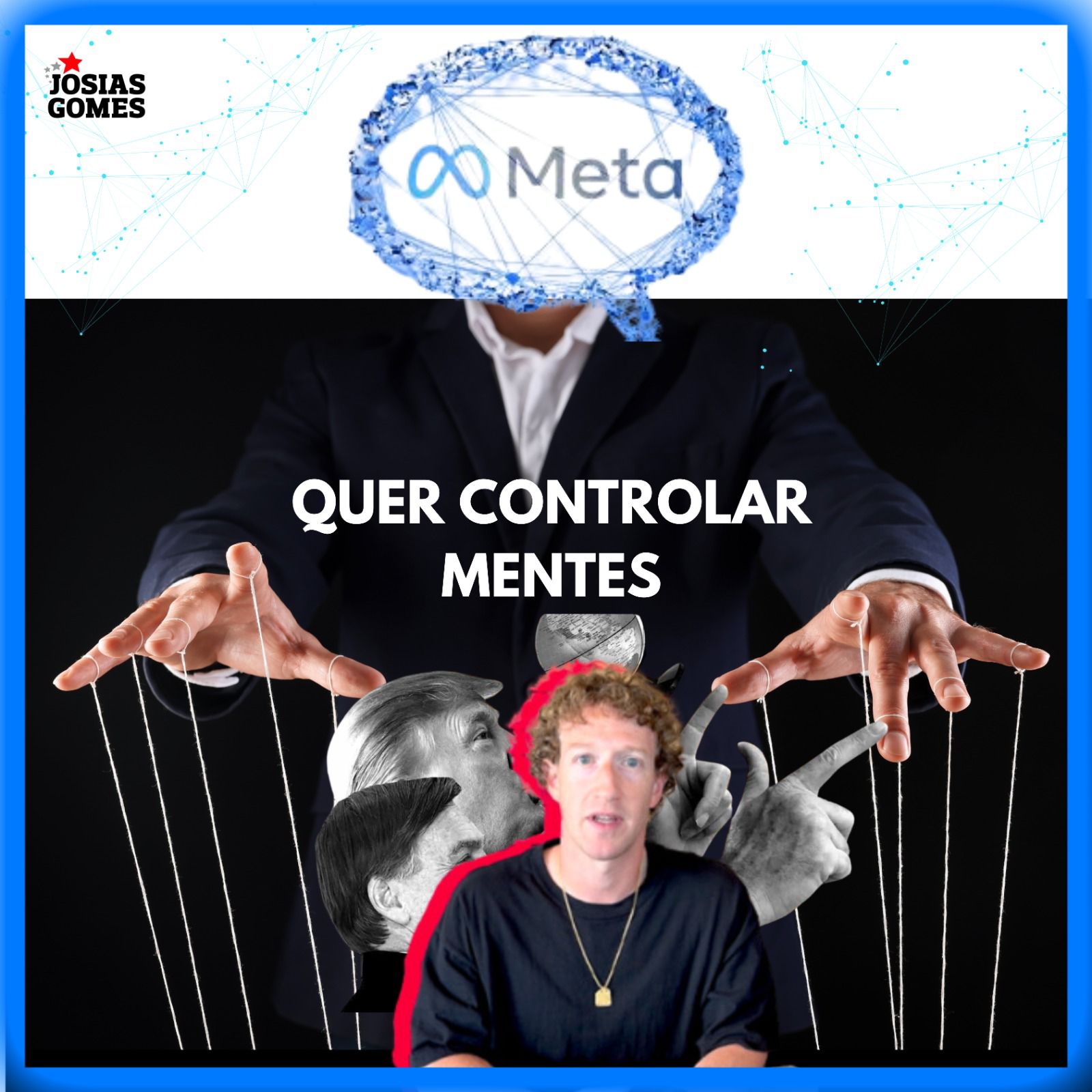 Meta E A Extrema Direita Querem Controlar Mentes! No Brasil, Não Iremos Permitir Nenhuma Ameaça à Democracia