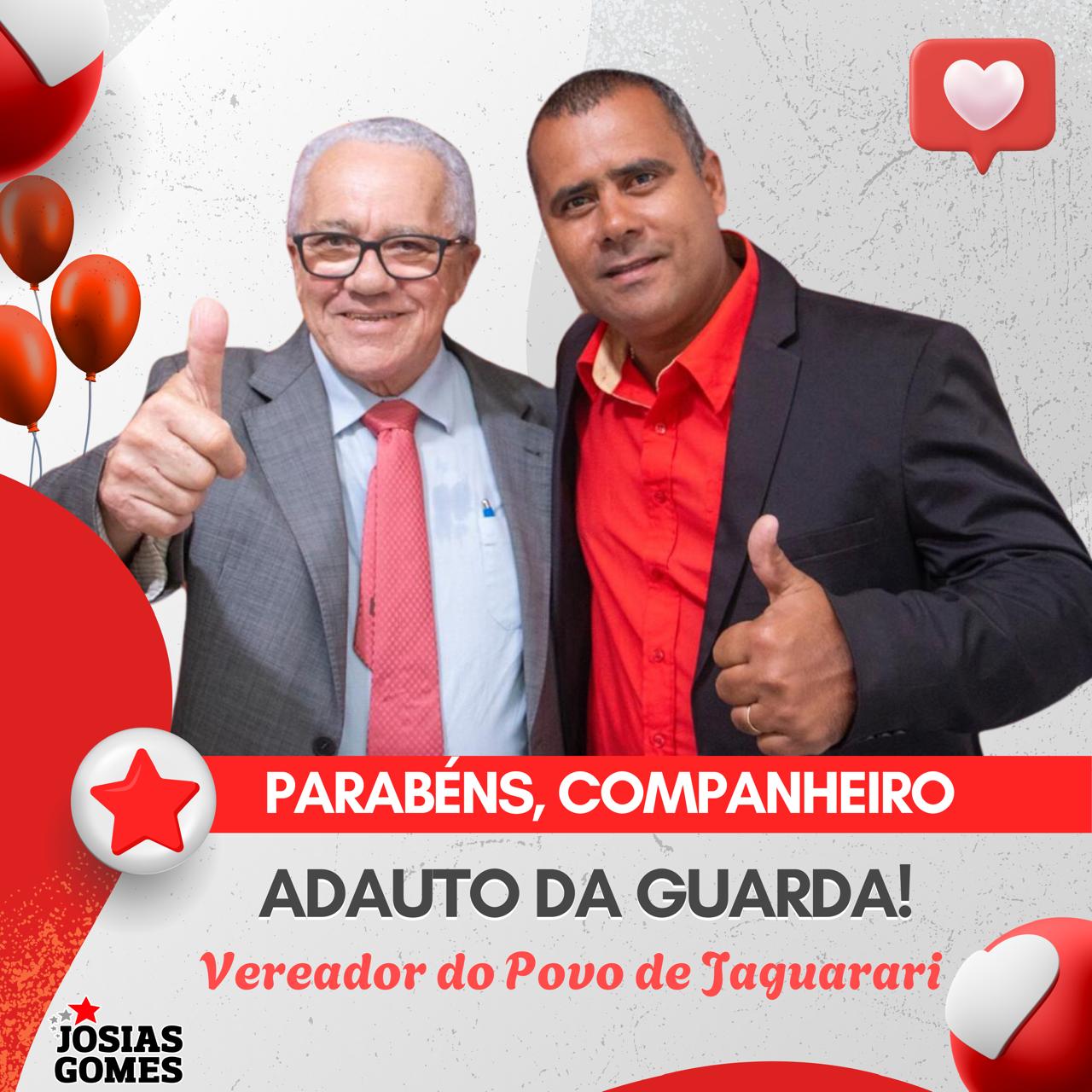 Parabéns, Companheiro Adauto Da Guarda!