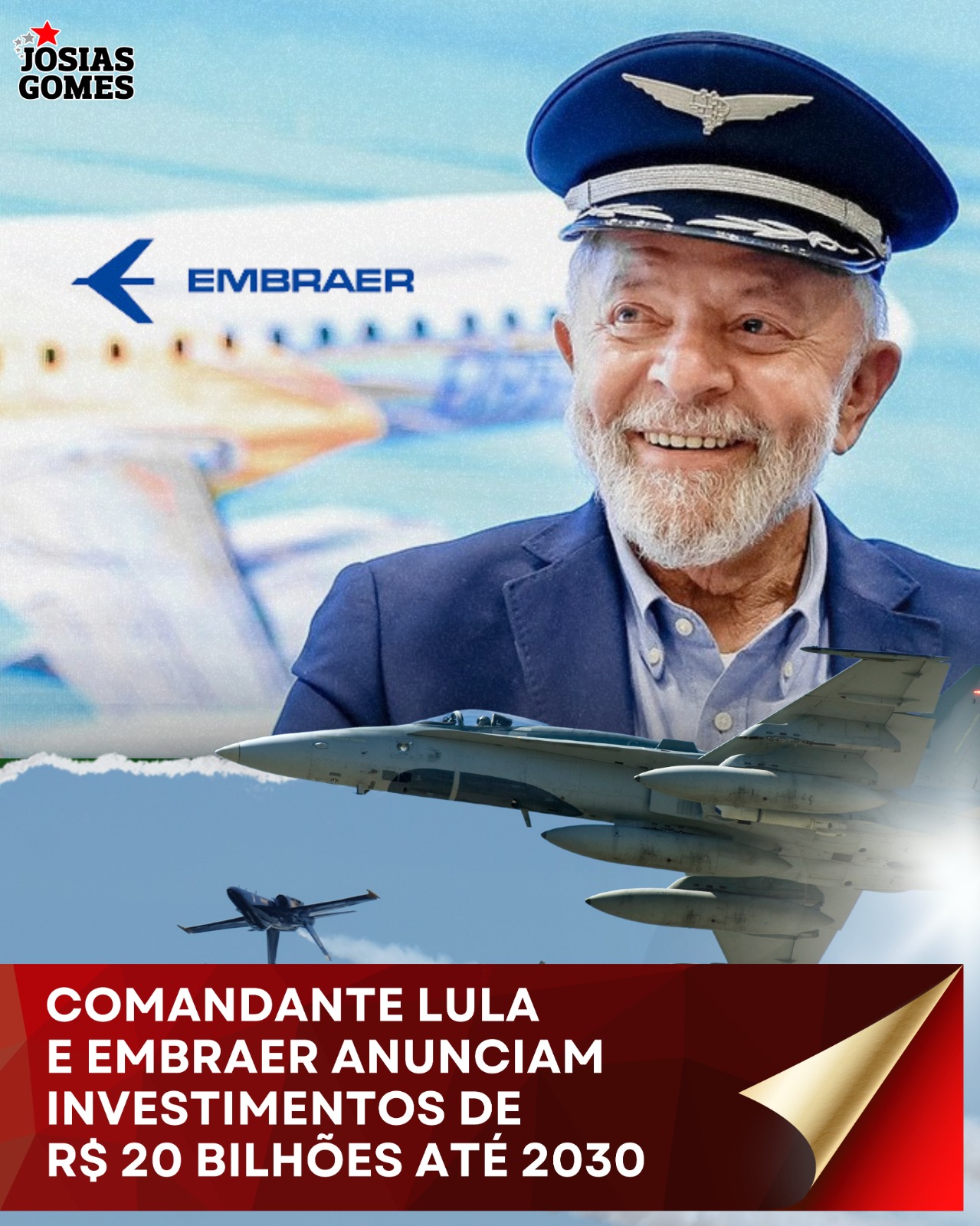 Governo Lula E A Embraer Anunciam Investimentos De R$ 20 Bilhões Até 2023