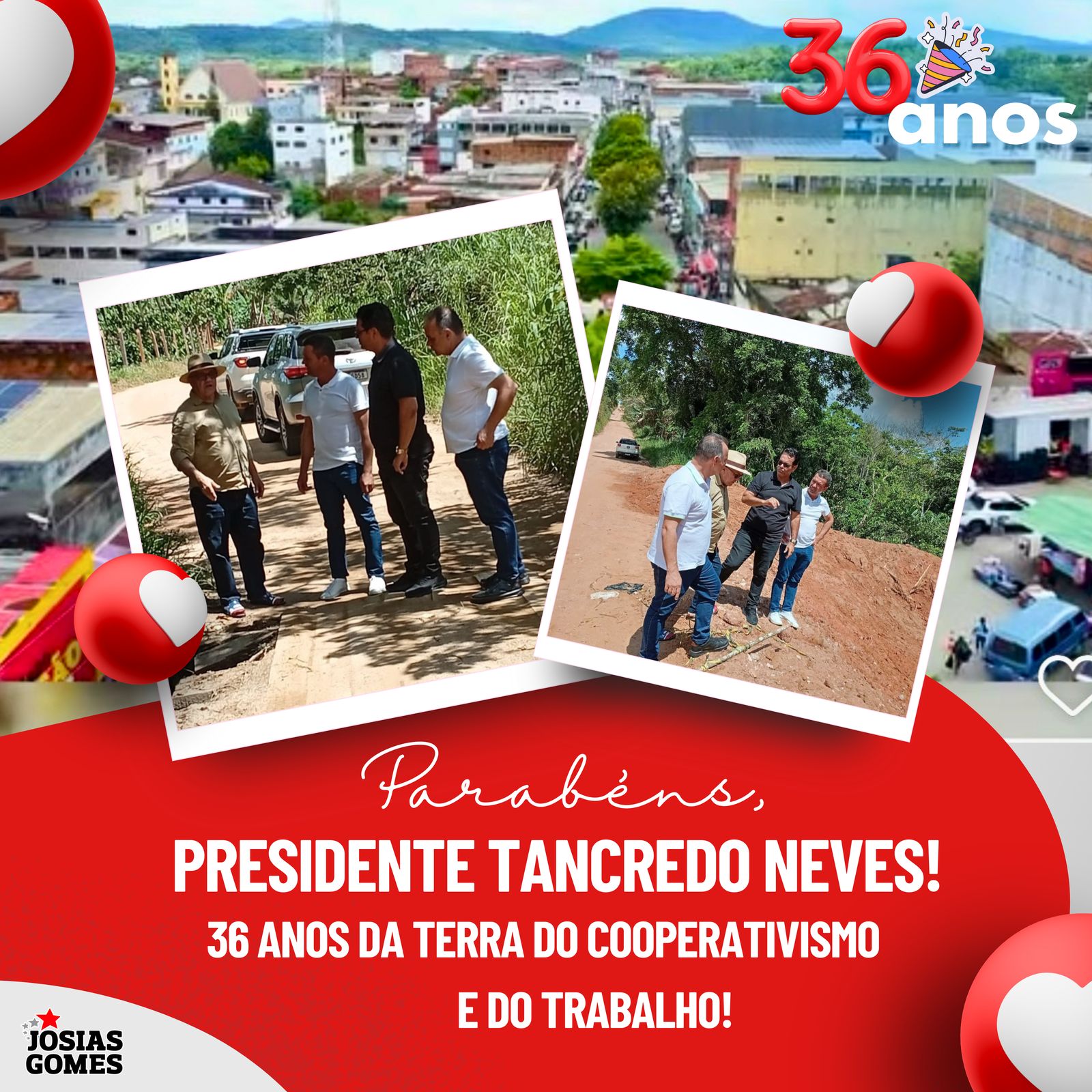 Domingo De Festa E Muito Trabalho Em Presidente Tancredo Neves!