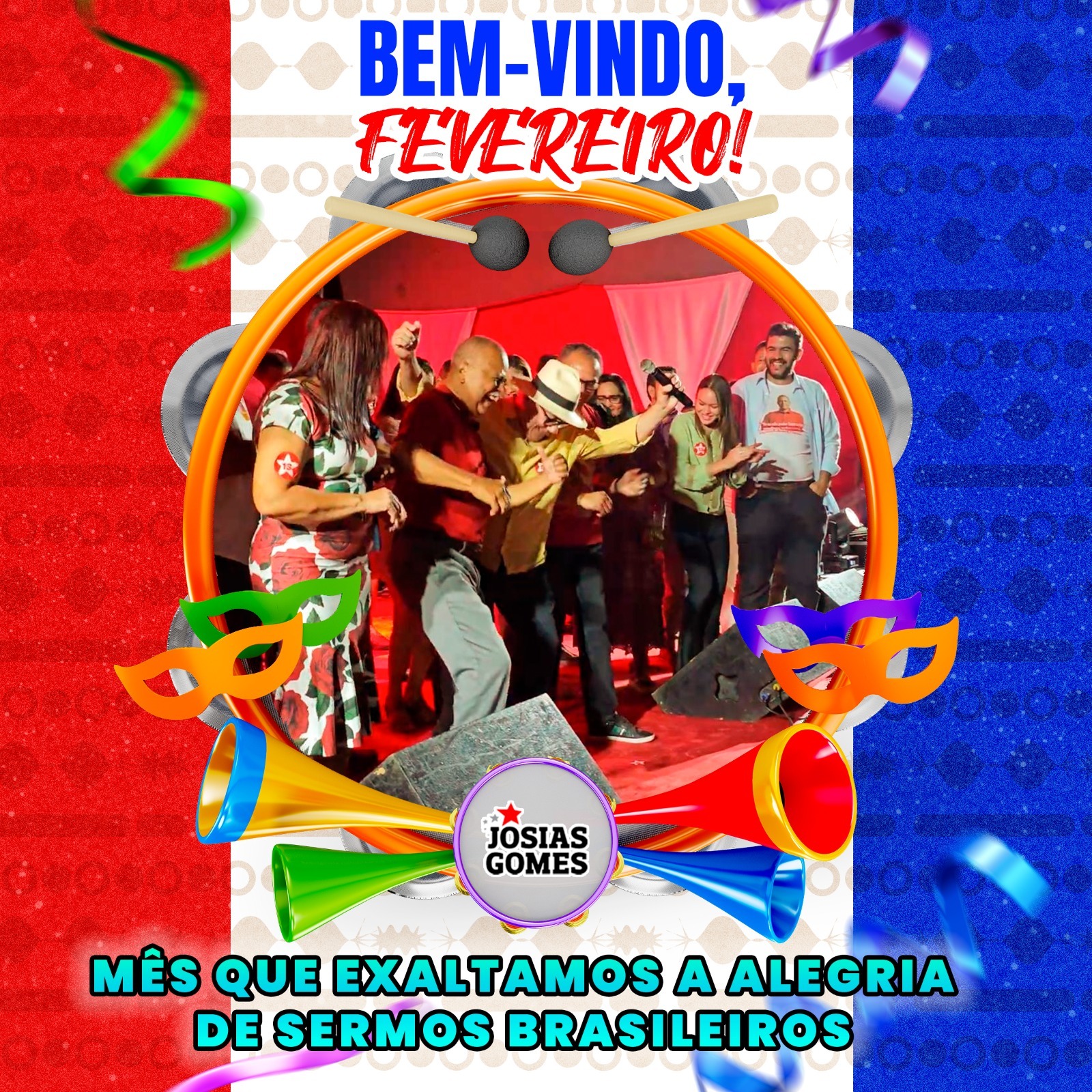 Bem-vindo, Fevereiro! Mês Da Alegria