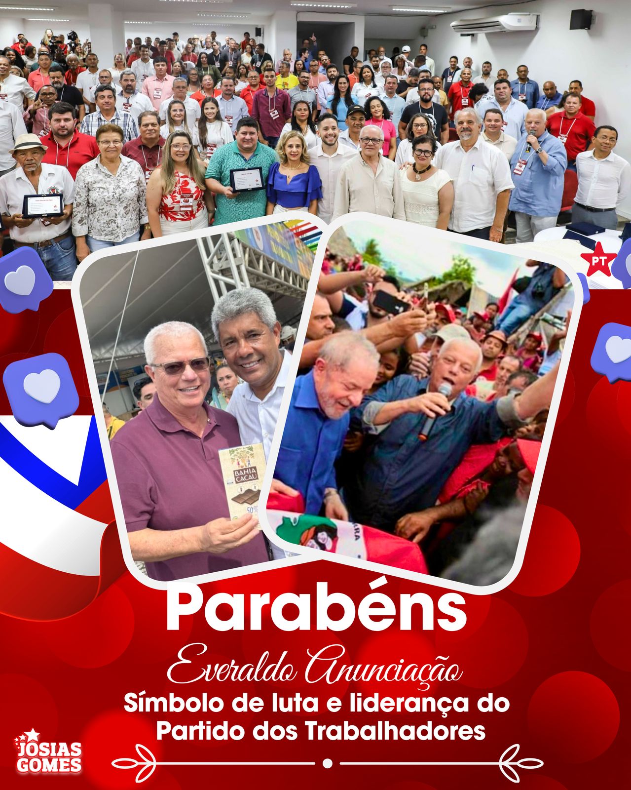 Parabéns, Companheiro Everaldo Anunciação!