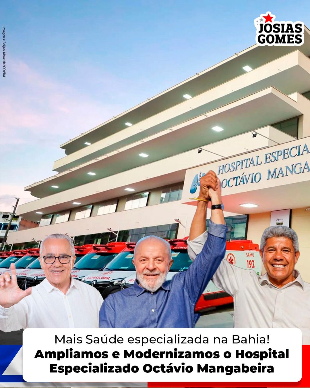 Ampliação E Modernização Do Hospital Especializado Octávio Mangabeira. Além Do Reforço No Mais SAMU 192 Com A Entrega De 55 Novas Ambulâncias