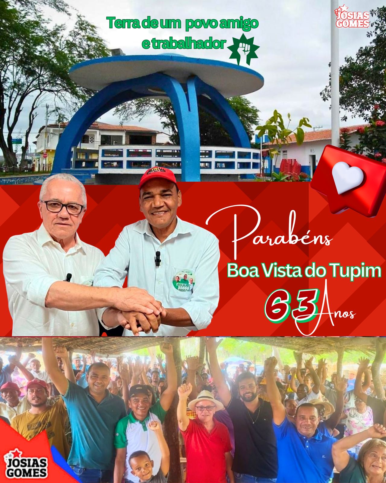 Parabéns, Boa Vista Do Tupim! 63 Anos Da Cidade Que Tem Um Povo Amigo E Trabalhador