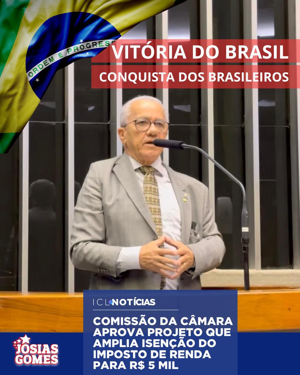 Grande Vitória Do Brasil E Do Povo Brasileiro!  VOTO SIM Para Isentar Milhões De Brasileiros E Taxar Os Super-ricos!