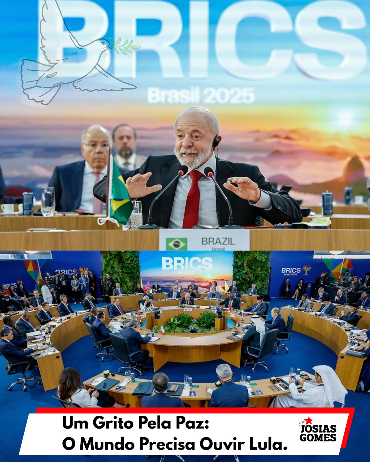 Um Grito Pela Paz: O Mundo Precisa Ouvir Lula.