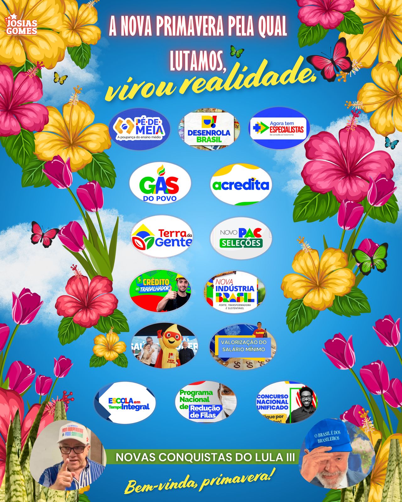 Bem-vinda, Primavera! Estamos Do Lado Do Povo.