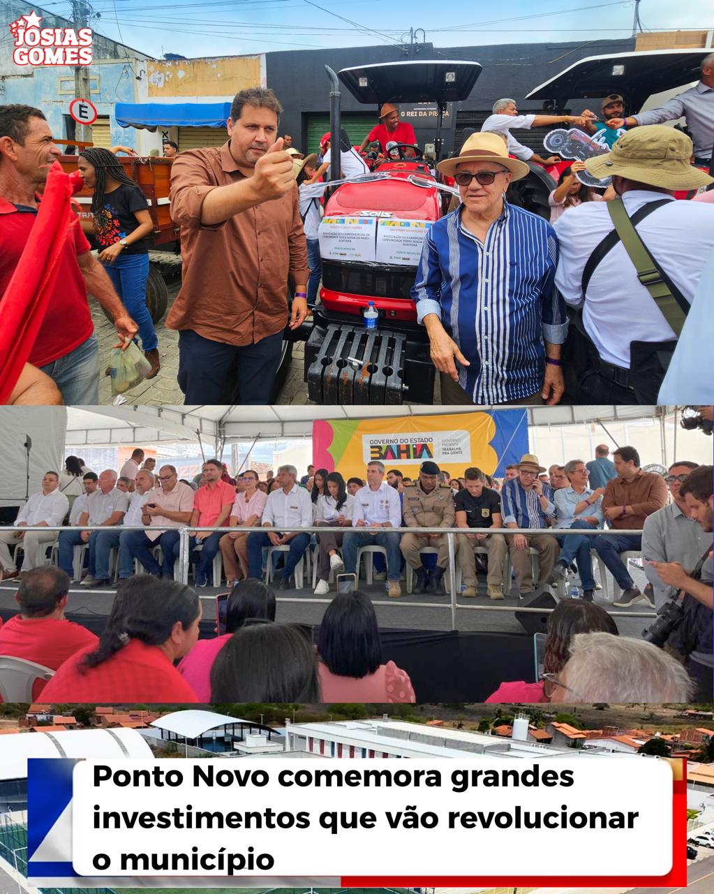 Ponto Novo Comemora Grandes Investimentos Que Vão Revolucionar O Município