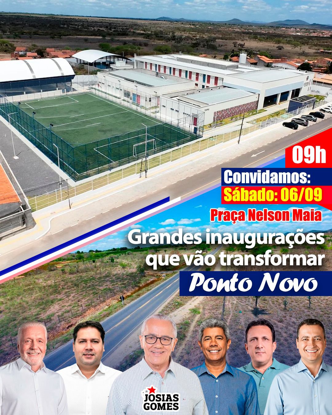 Grandes Inaugurações Que Vão Transformar Ponto Novo. Time Do Trabalho!