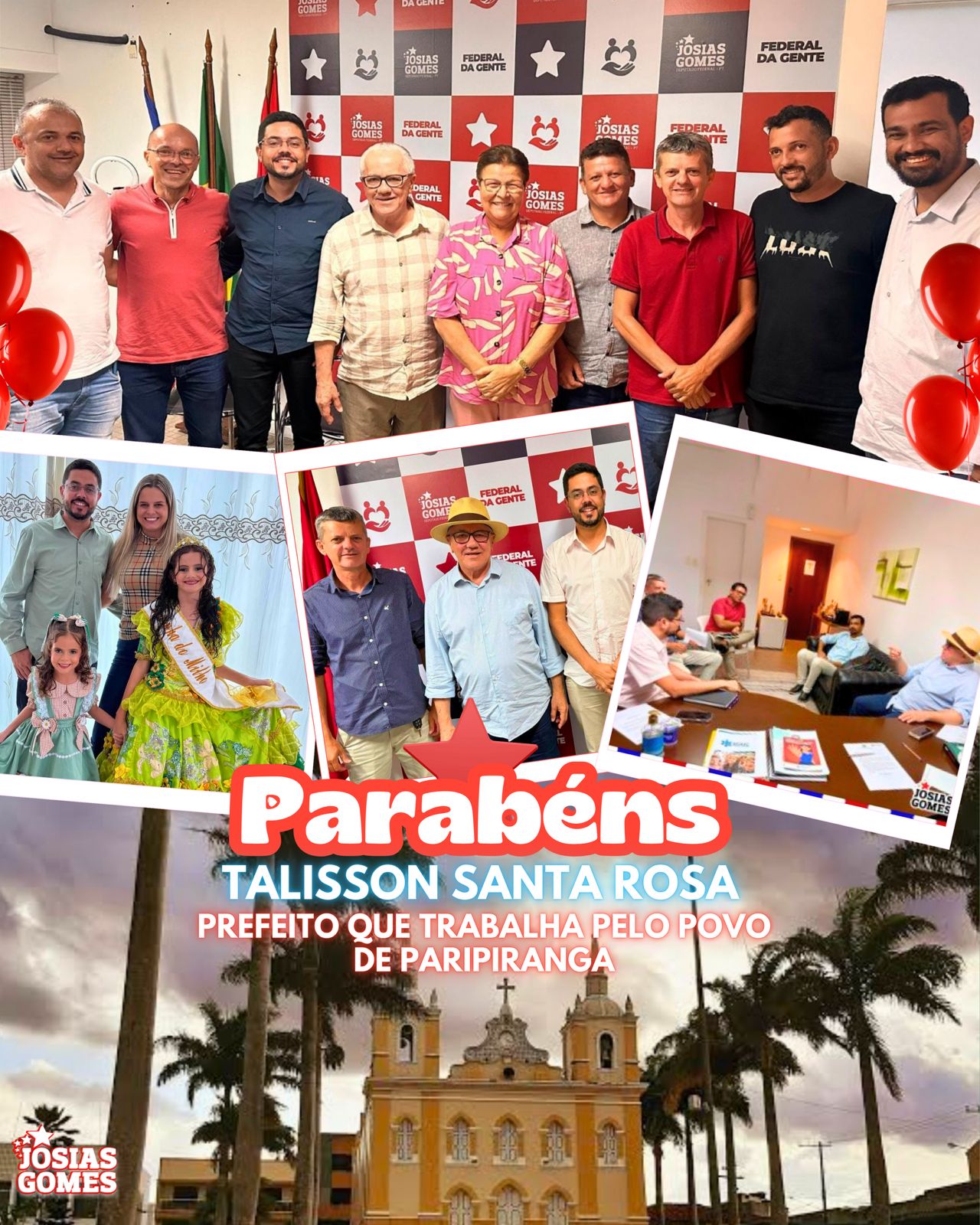 Parabéns, Prefeito Talisson Santa Rosa!