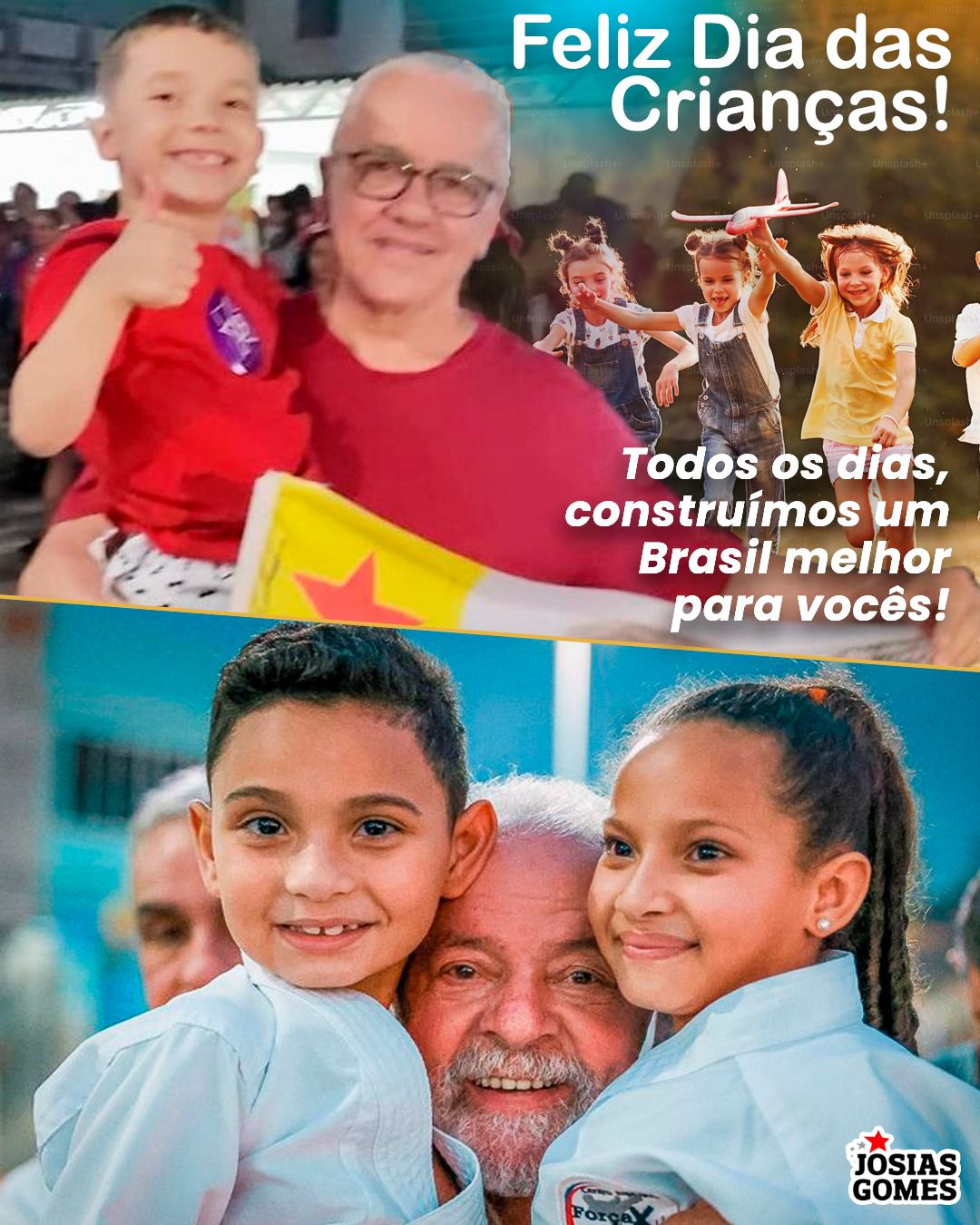 Hoje é O Domingo Mais Alegre Do Ano! Celebramos O Dia Das Crianças