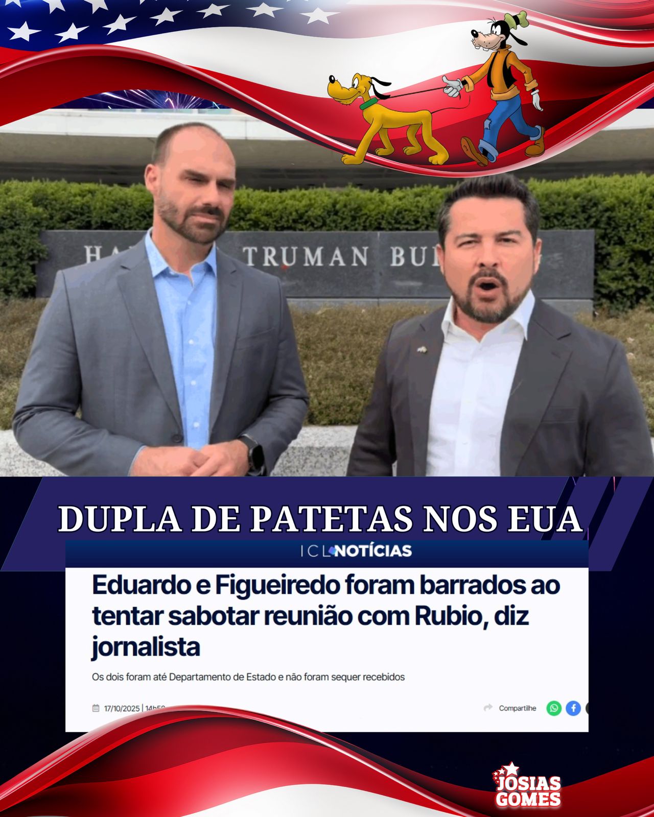 Eduardo Bolsonaro E Figueredo Tentaram Sabotar Brasil E Levaram Porta Na Cara Do Secretário De Estado Norte-americano, Marco Rubio