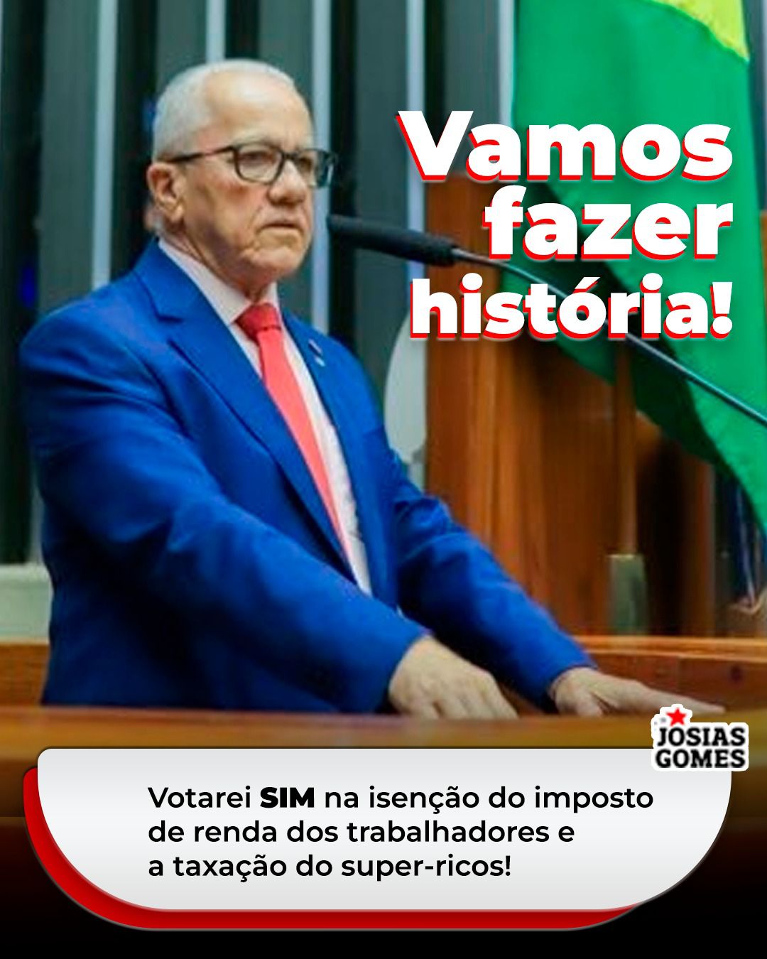 Votarei Sim Pelo Fim Do Imposto De Renda Para Trabalhadores E A Taxação Dos Super-ricos