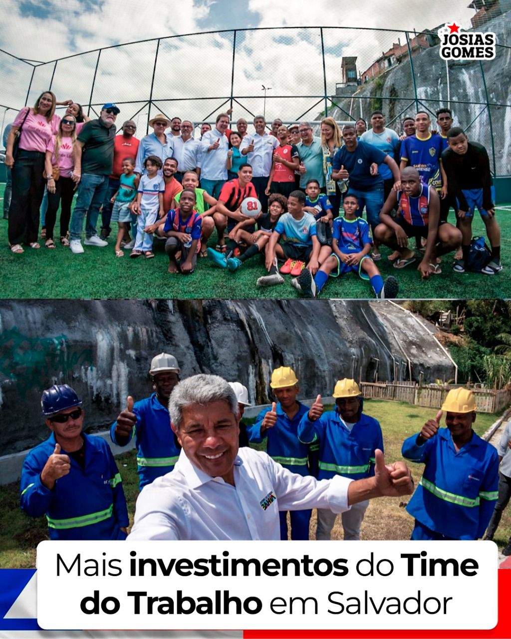 Time Do Trabalho Realiza Grandes Entregas Em Salvador, No Bairro Do Bonfim