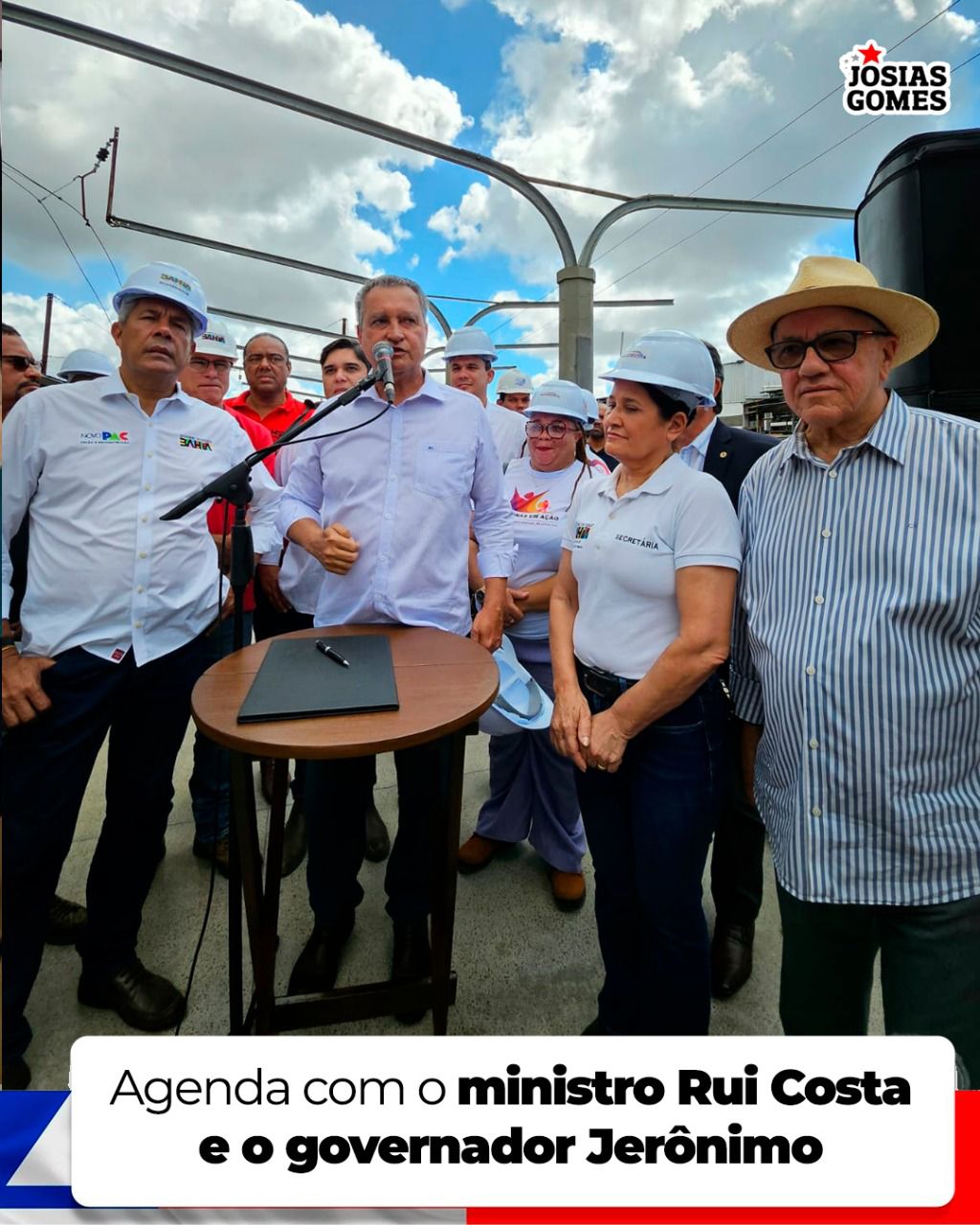 Com Rui Costa E Jerônimo, Josias Gomes Vê De Perto Revolução Do VLT Em Salvador