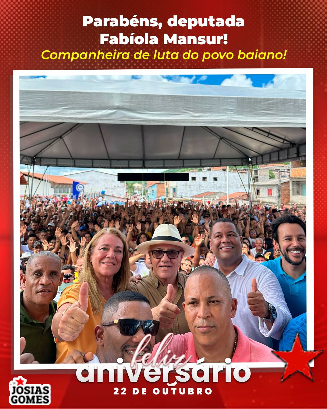 Parabéns, Deputada Fabíola Mansur!