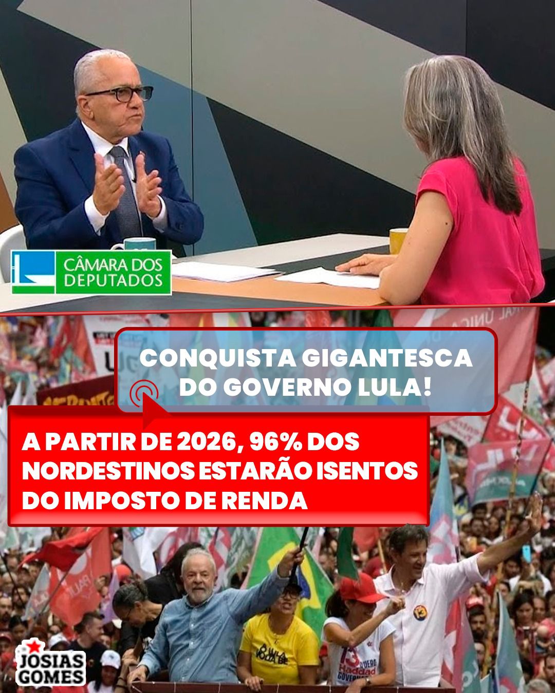 No Nordeste, A Justiça Tributária é Ainda Mais Imponente: 96% Dos Nordestinos Estarão Livres Do Imposto De Renda!