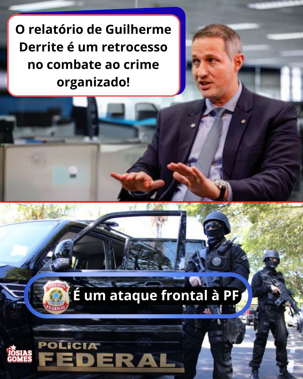 O Relatório De Guilherme Derrite é Um Retrocesso No Combate Ao Crime Organizado!