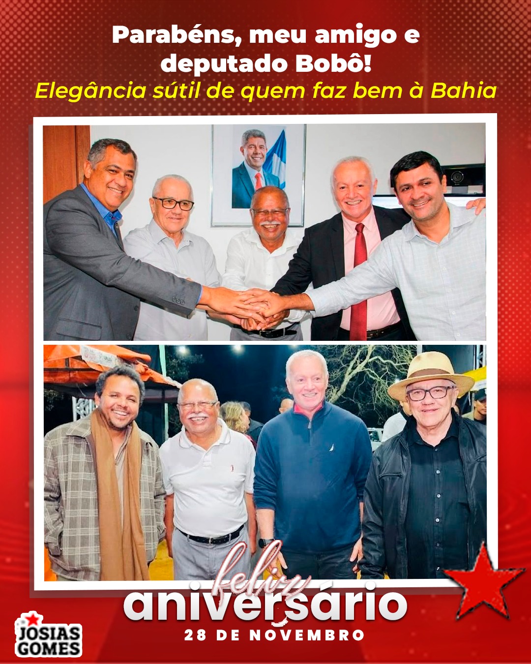 Parabéns, Bobô! Craque Nos Gramados E Na Politica! 