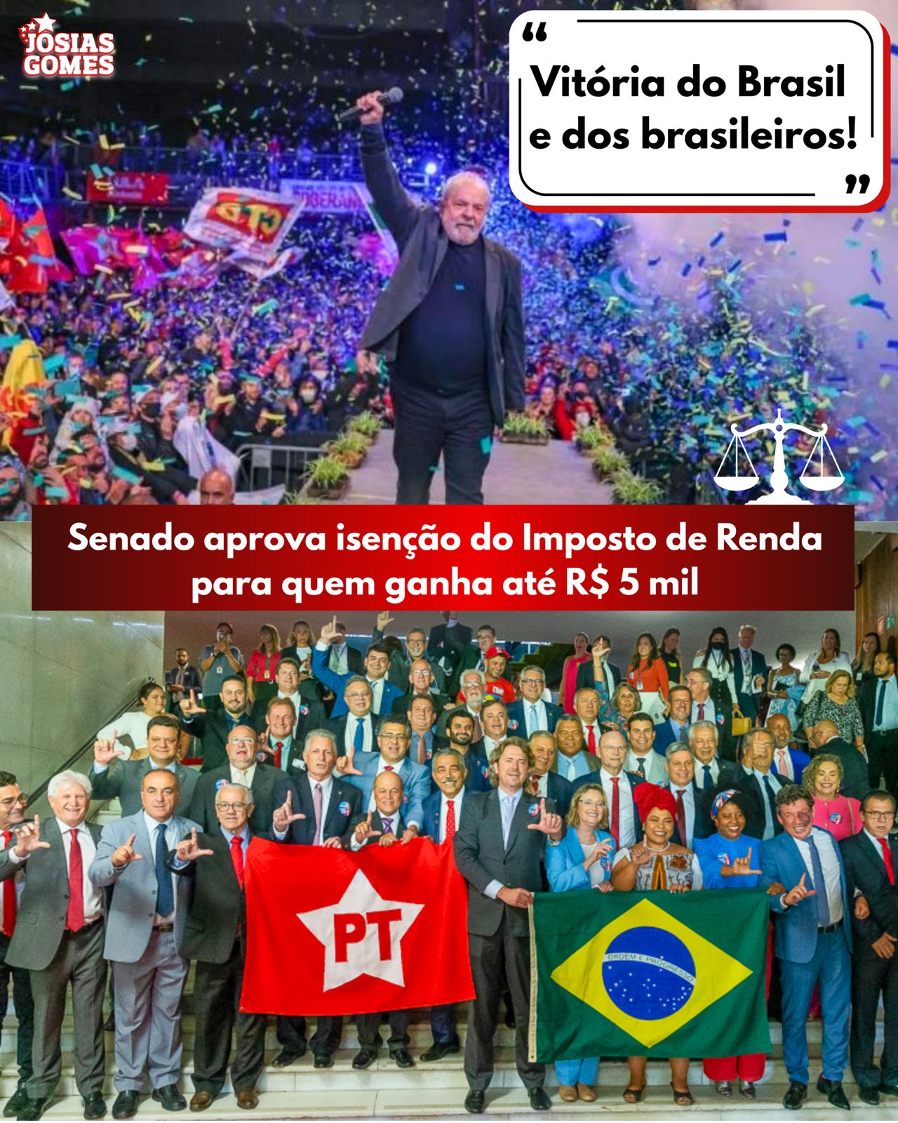 Vitória Do Brasil E Dos Brasileiros: Senado Aprova Isenção Do Imposto De Renda Para Quem Ganha Até R$ 5 Mil
